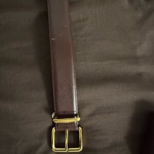 Aritzia dark brown emblem belt size M